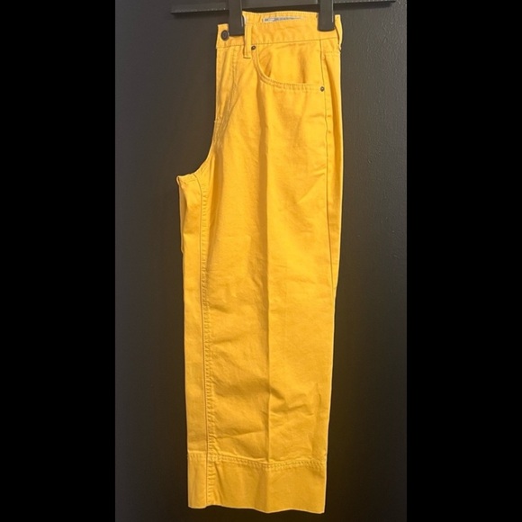 Rocks & Indigo Denim - Rocks&Indigo Bright Yellow High-Waist Wide Leg Pants